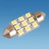 S8.5 Festoon 12v LED Bulb 9 LED Warm White -World Of Camping 947840 4304955 2 3 800