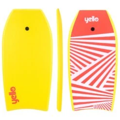 Yello 41" Slick Zig Zag Bodyboard (Yellow)