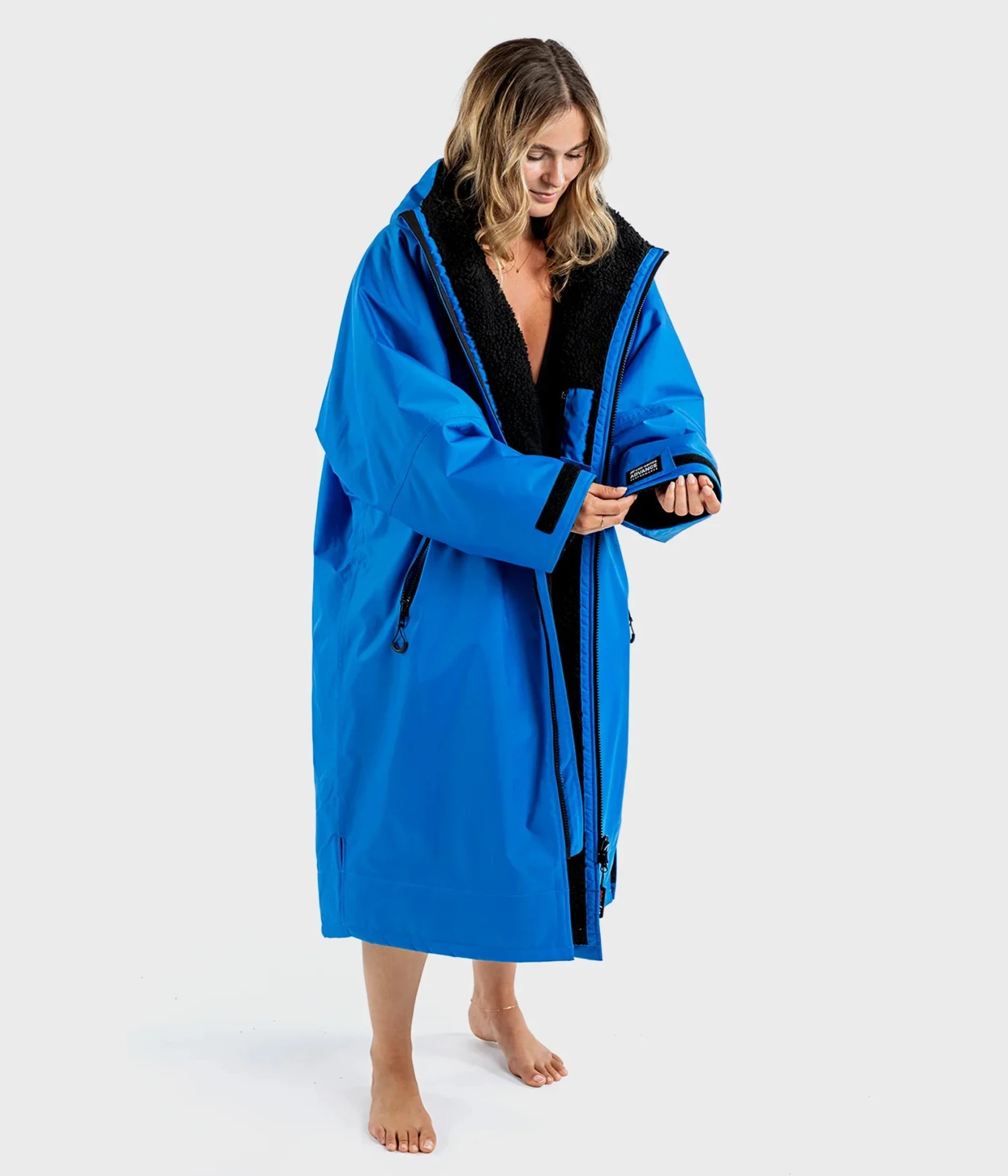 Dryrobe Advance Long Sleeve Cobalt Blue - RECYCLED 10 Dryrobe Advance Long Sleeve Cobalt Blue - RECYCLED - Image 8
