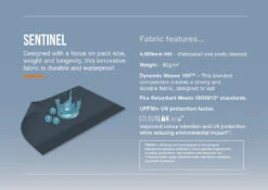 Vango Sierra Air 300 Tent 26 Vango Sierra Air 300 Tent -World Of Camping FamilySentinelFabricInfographic Blue LowRes 4