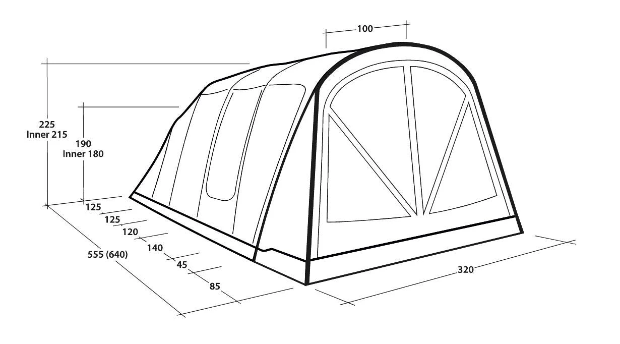 Outwell Florida 5 Air Tents - 2025 11 Outwell Florida 5 Air Tents - 2025 - Image 9