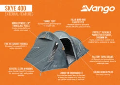 Vango Skye 400 Tent 2025 -World Of Camping Skye 400 Infographic External LowRes small