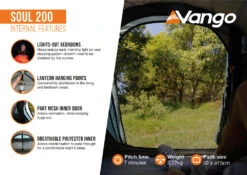 Vango Soul 200 Tent Deep Blue 2025 -World Of Camping Soul 200 Infographic Internal LowRes
