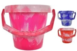 Large Round Marble Bucket 18cm