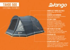 Vango Tahoe 500 Tent -World Of Camping Tahoe 500 Infographic LowRes