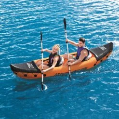 Bestway Hydro-Force Lite-Rapid X2 Kayak -World Of Camping bestway hydro force lite rapid x2 65077 inflatable kayak canoe 2 person 3