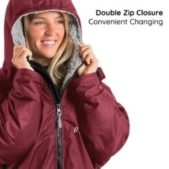 Osprey Unisex Changing Robe Maroon -World Of Camping callout 2 10