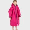 Dryrobe Advance Kids Long Sleeve Pink / Grey -World Of Camping kids advance ls pink 1