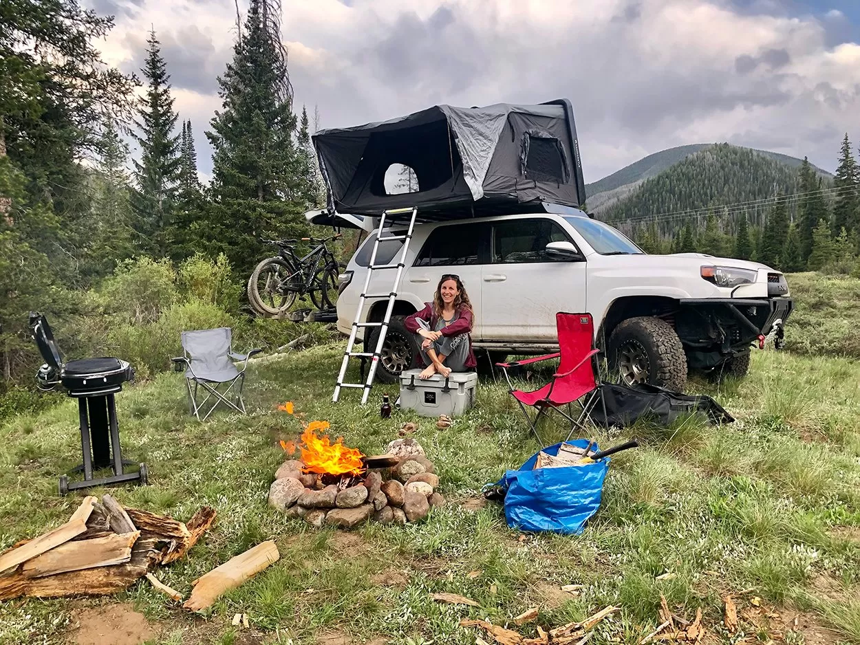 World Of Camping -World Of Camping overland camping 5th gen 4runner rooftop tent