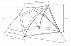 Outdoor Revolution Pronto Beach Bum Shelter -World Of Camping pronto beach bum 3