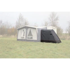 Vango Riviera Air Awning 390 Elements TC Package With Free Tall Annex Elements TC - Riviera, Caravan Awning Side Canopy And CP225 - Breathable Fitted Carpet - Riviera 390 -World Of Camping tall annex elements tc riviera 1